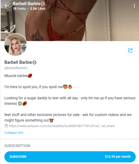 Barbell Barbie nude leaked OnlyFans photo #4